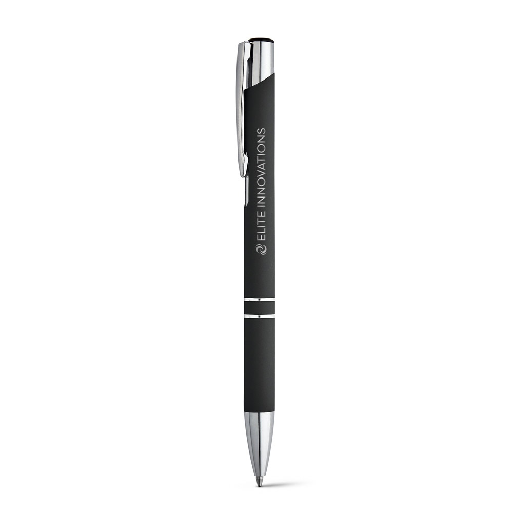 BETA SOFT. Stylo en aluminium avec finition en caoutchouc 12