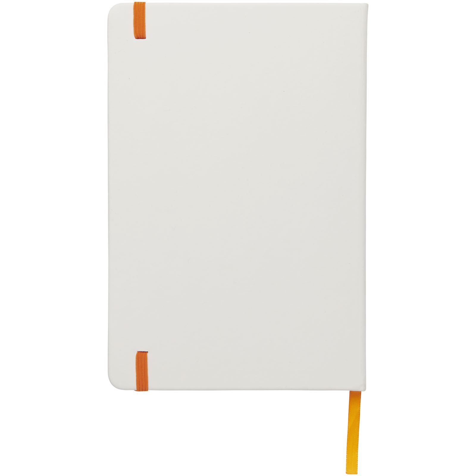 Carnet de notes blanc A5 Spectrum avec élastique de couleur 17