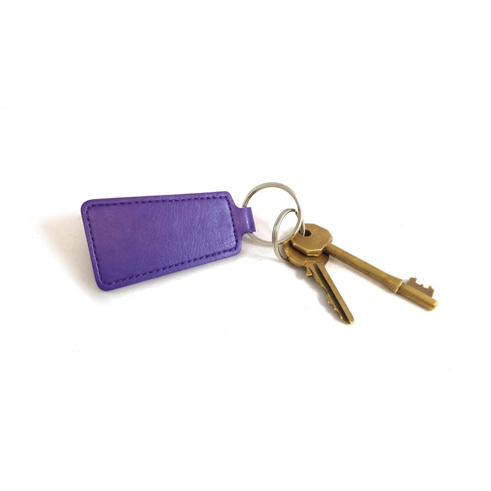 Porte-clé trapèze en PU 2