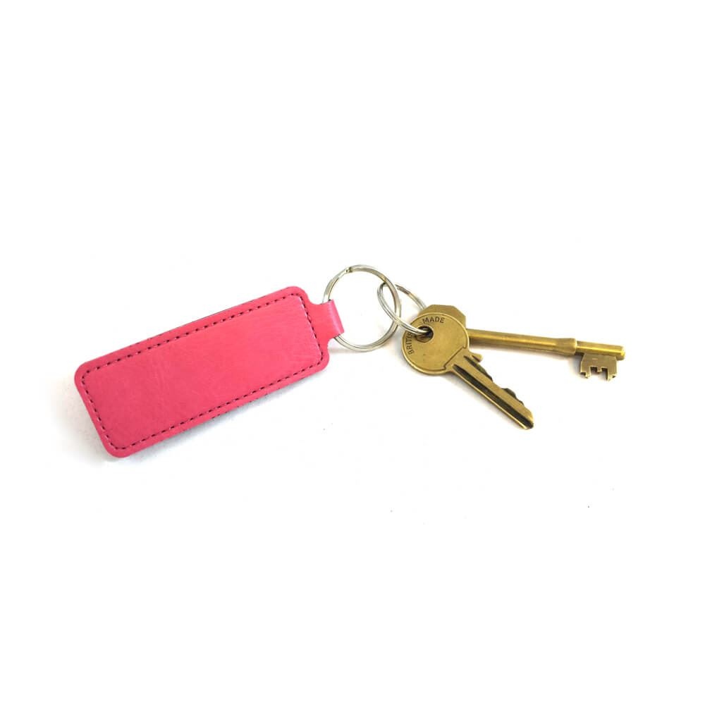 Porte-clé rectangulaire en PU 4