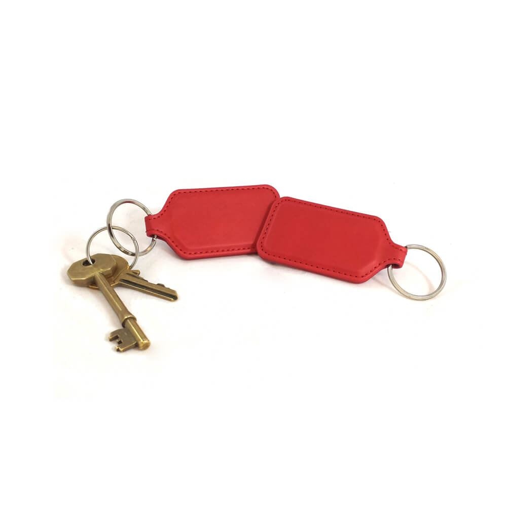Porte-clé rectangulaire en PU 4