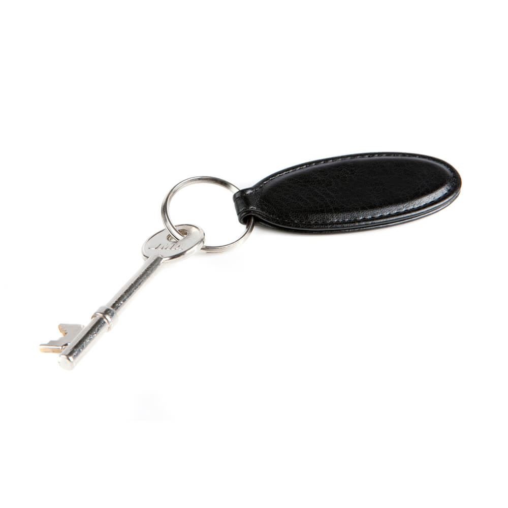 Porte-clé ovale en PU 3