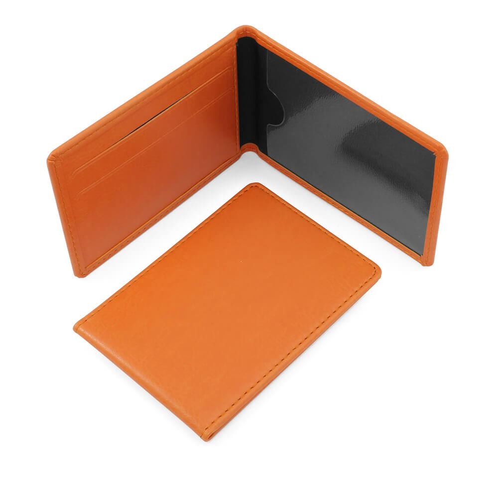 Porte-cartes horizontal en PU