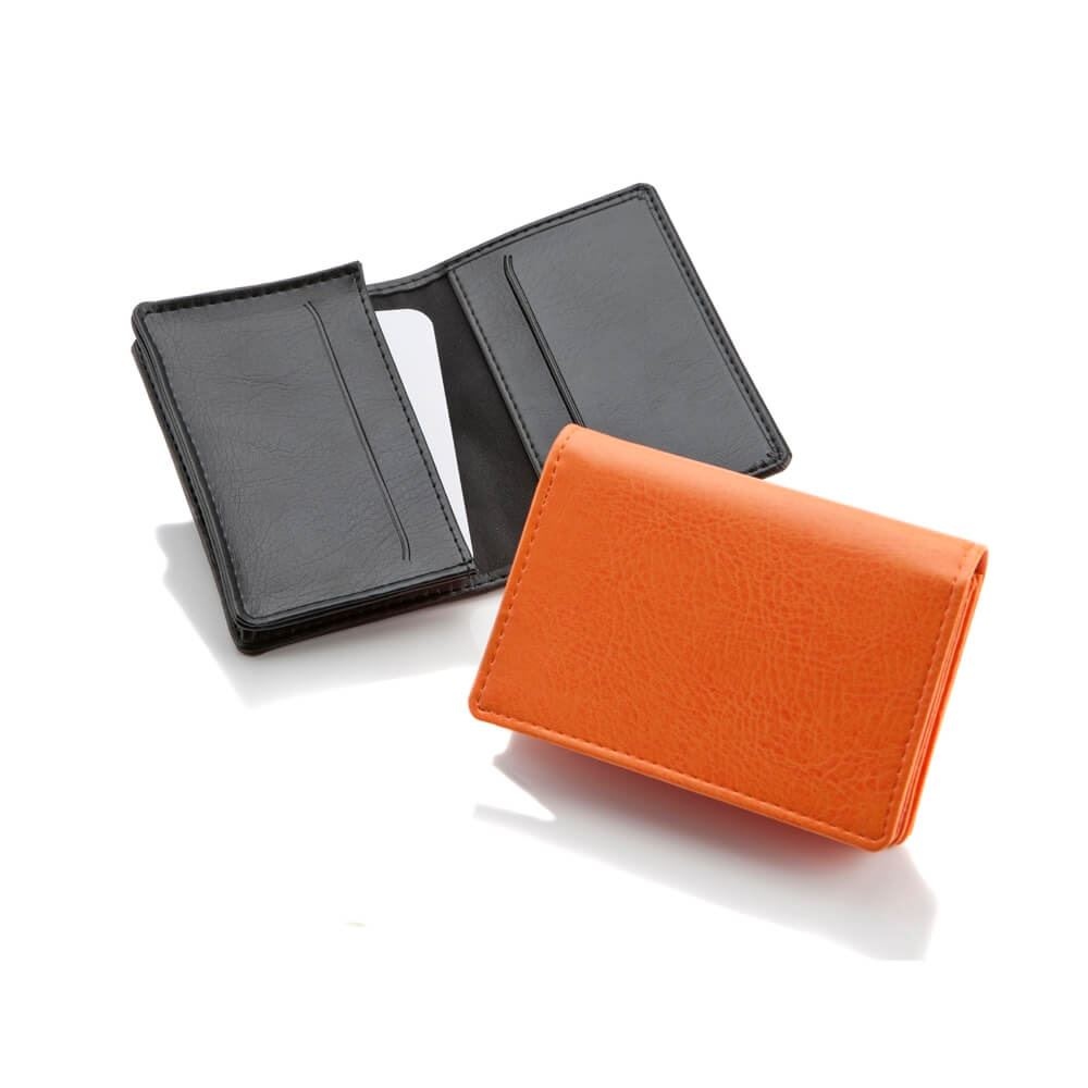 Porte-cartes avec soufflet en PU