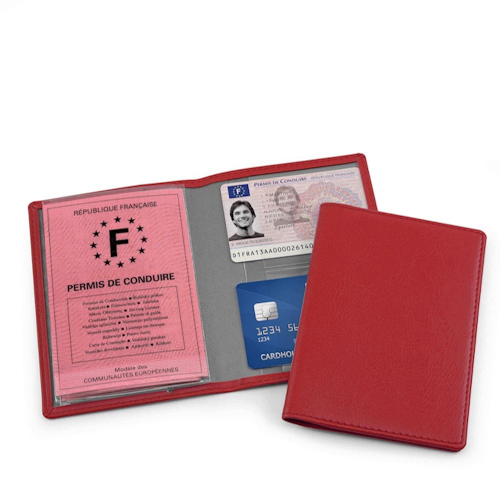Protège carte grise en PU 2