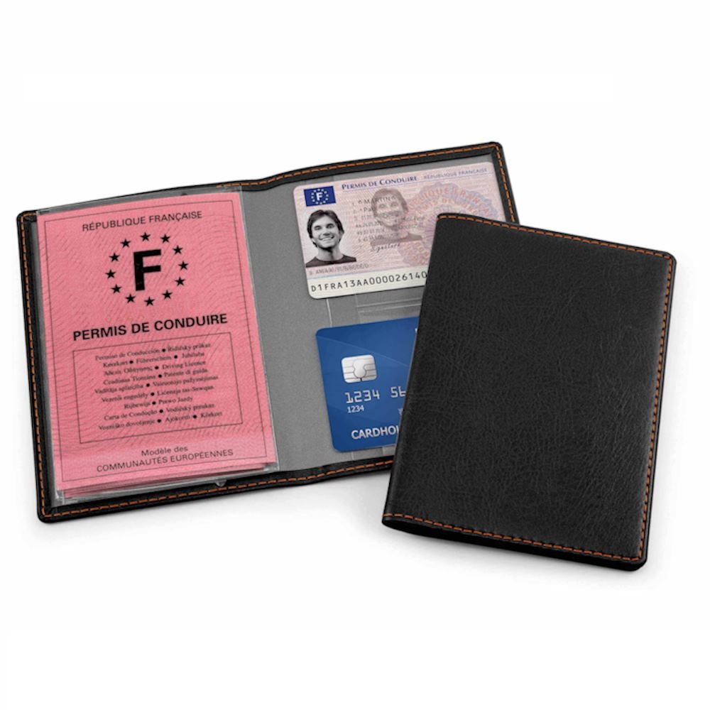 Protège carte grise en PU 3