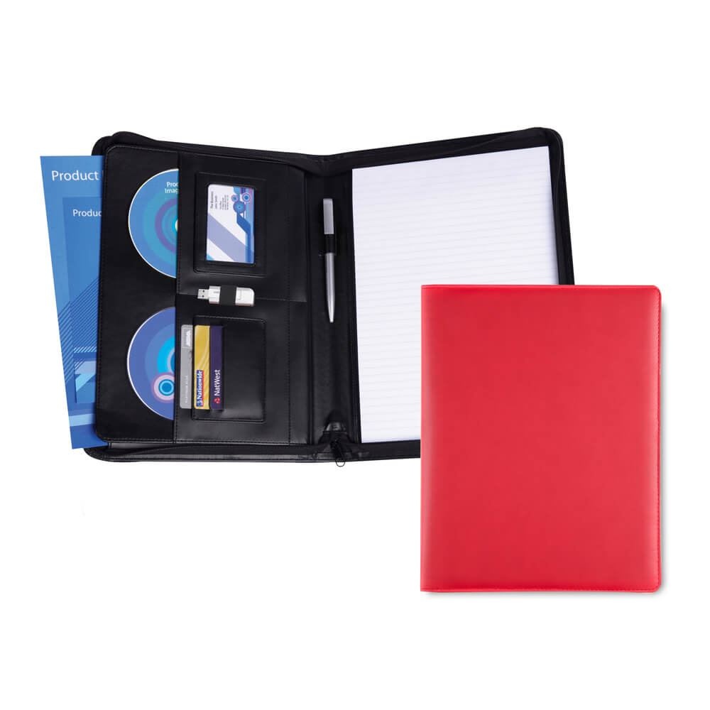 Conférencier zippé A4 en PU 2