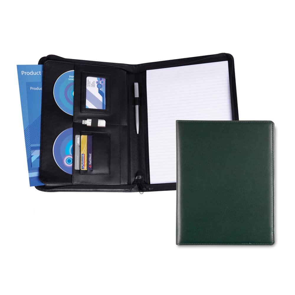 Conférencier zippé A4 en PU 4