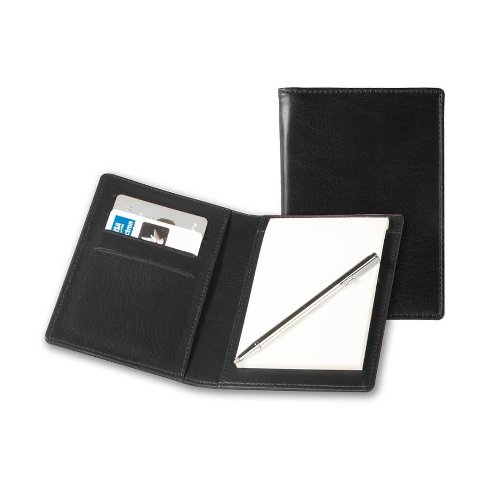 Protège calepin avec stylo en PU 2