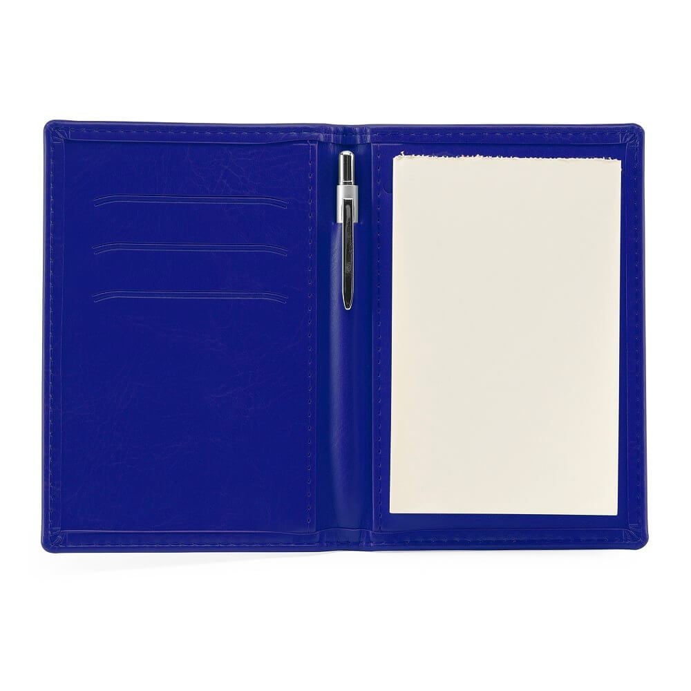 Protège calepin avec stylo en PU 4