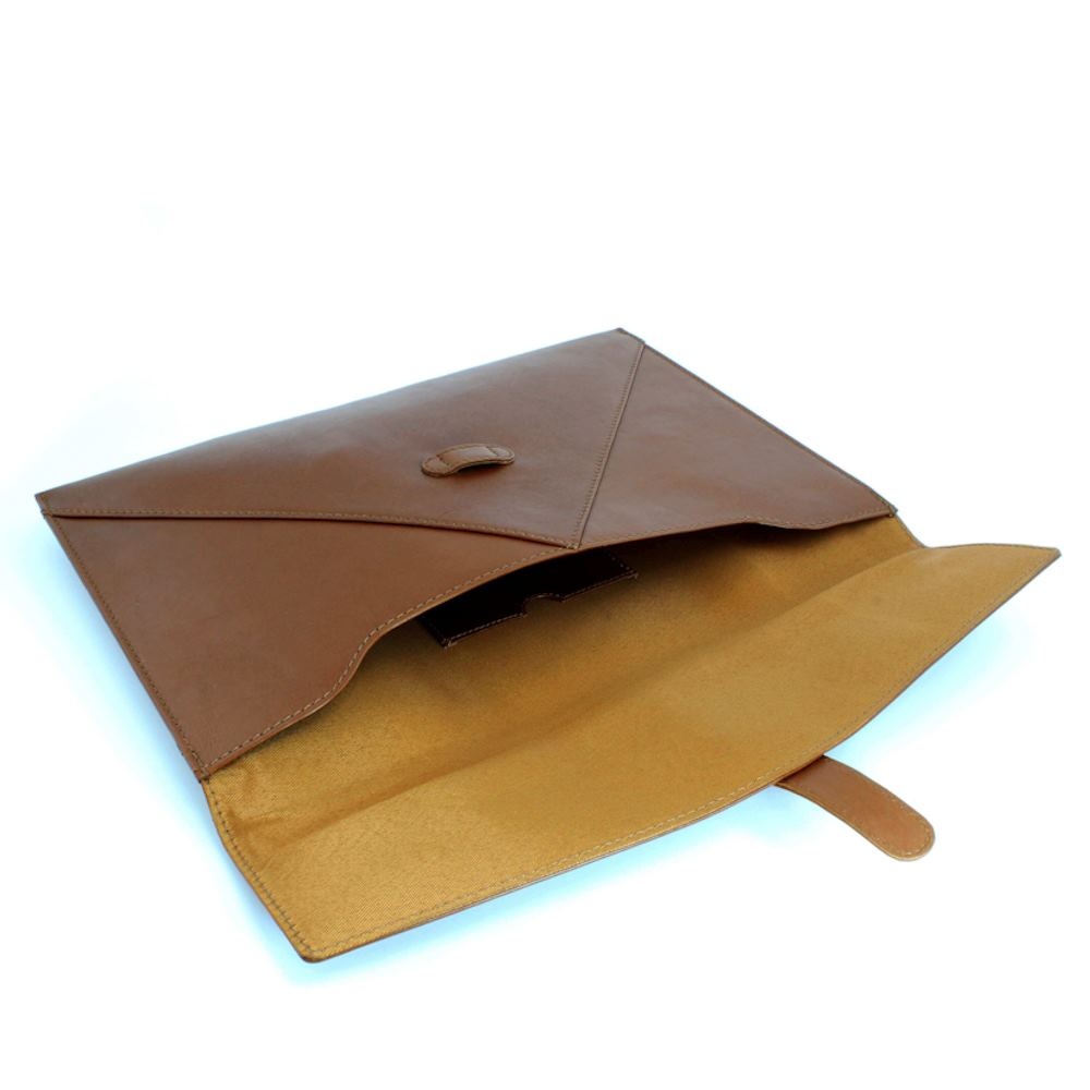 Porte document ou tablette façon enveloppe en cuir Nappa Sandringham 2