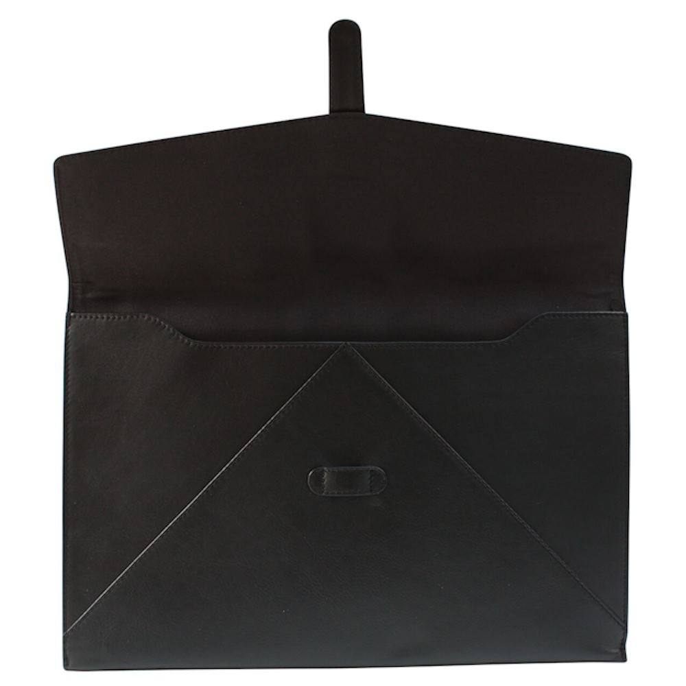Porte document ou tablette façon enveloppe en cuir Nappa Sandringham 3