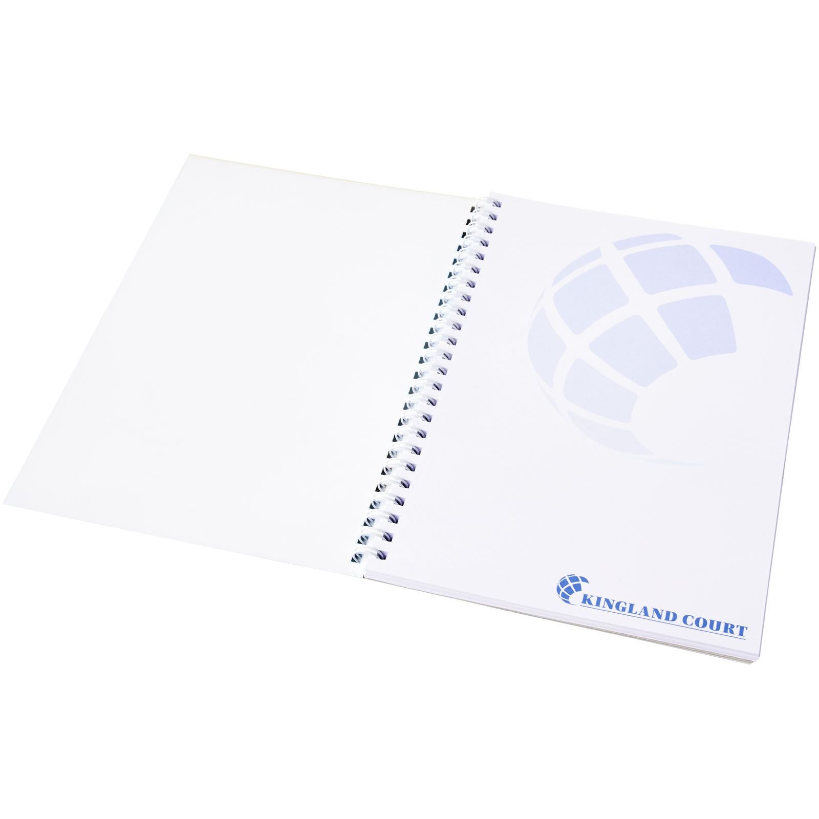 Cahier Desk-Mate® A5 à spirales avec couverture polypropylène 8