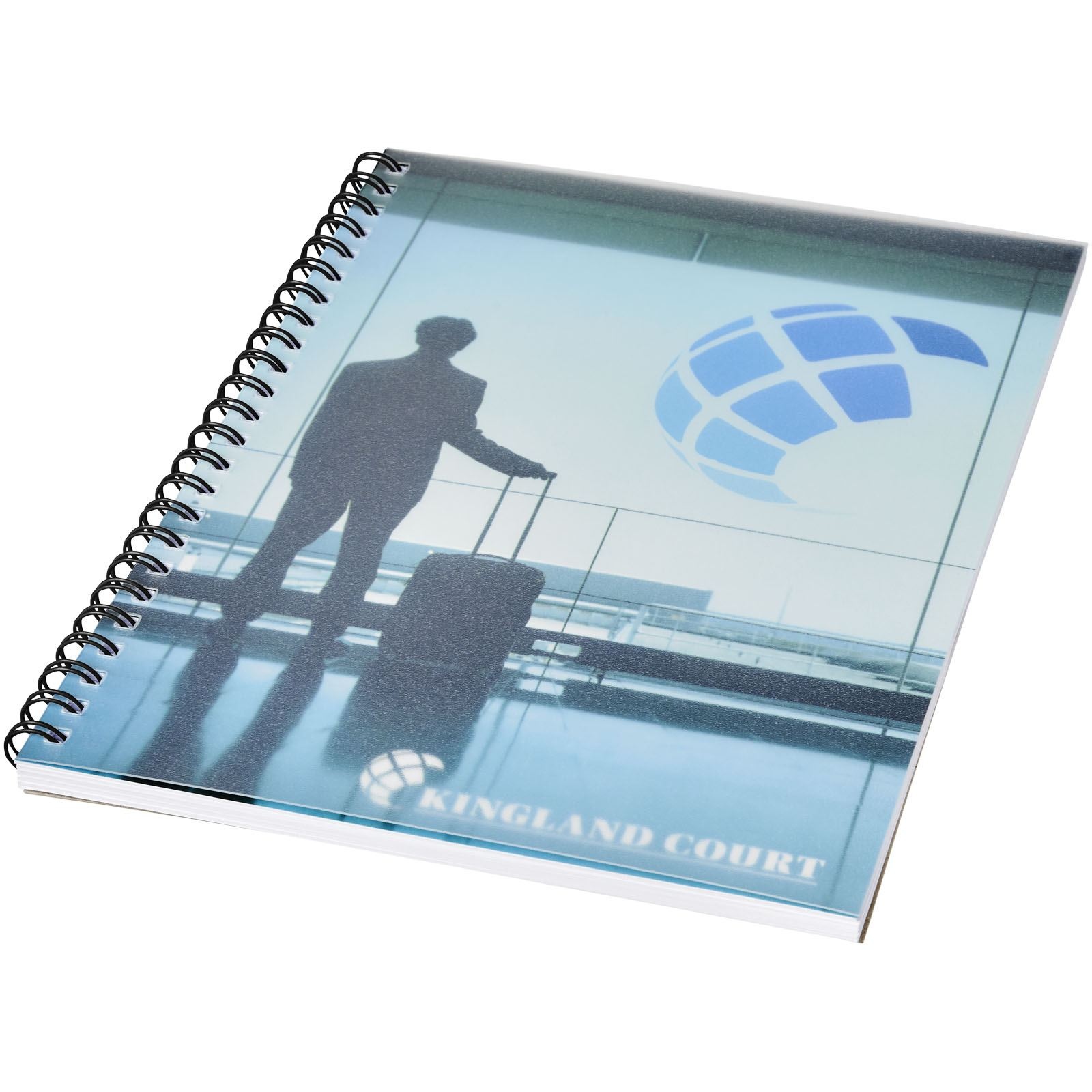 Cahier Desk-Mate® A5 à spirales avec couverture polypropylène 3