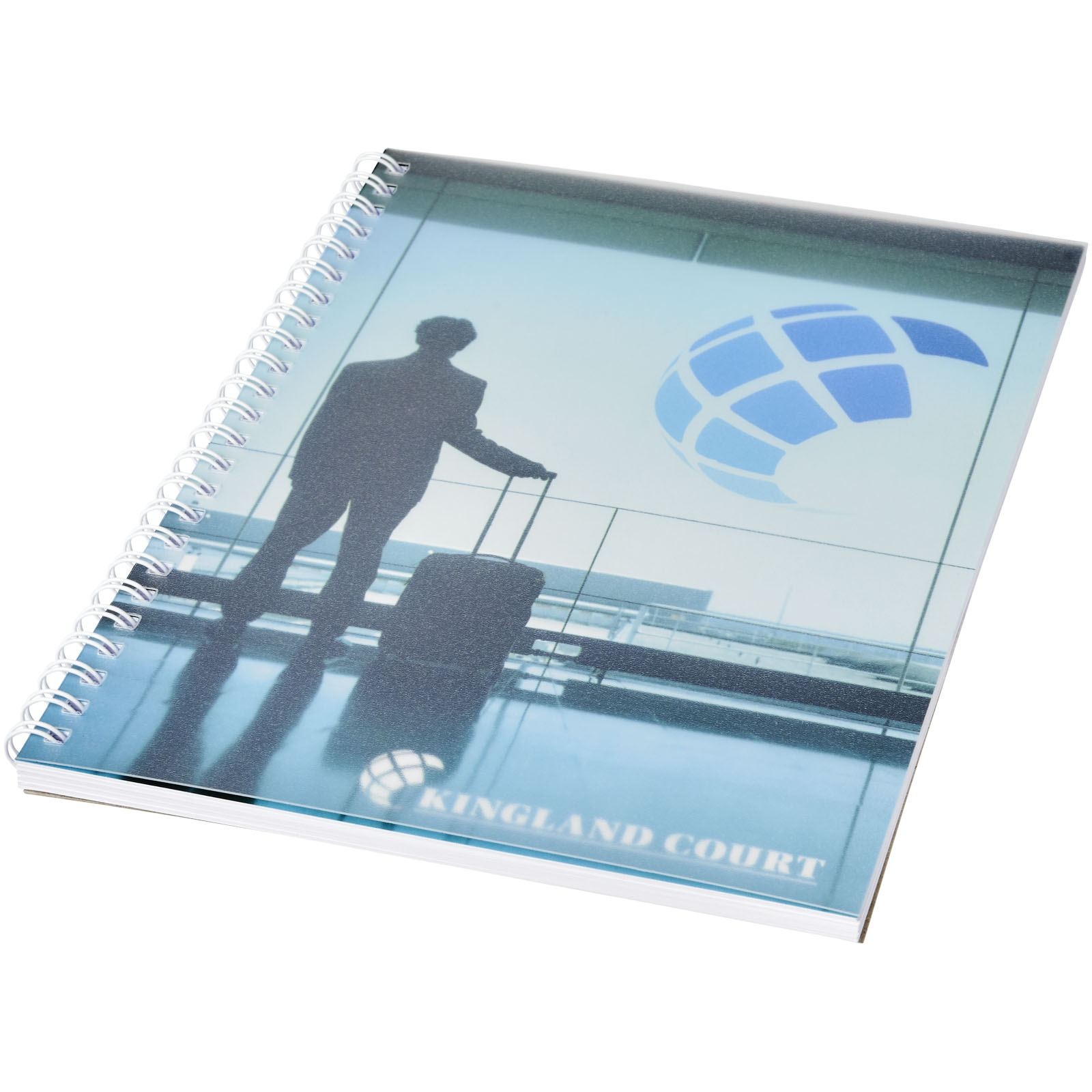 Cahier Desk-Mate® A5 à spirales avec couverture polypropylène 2