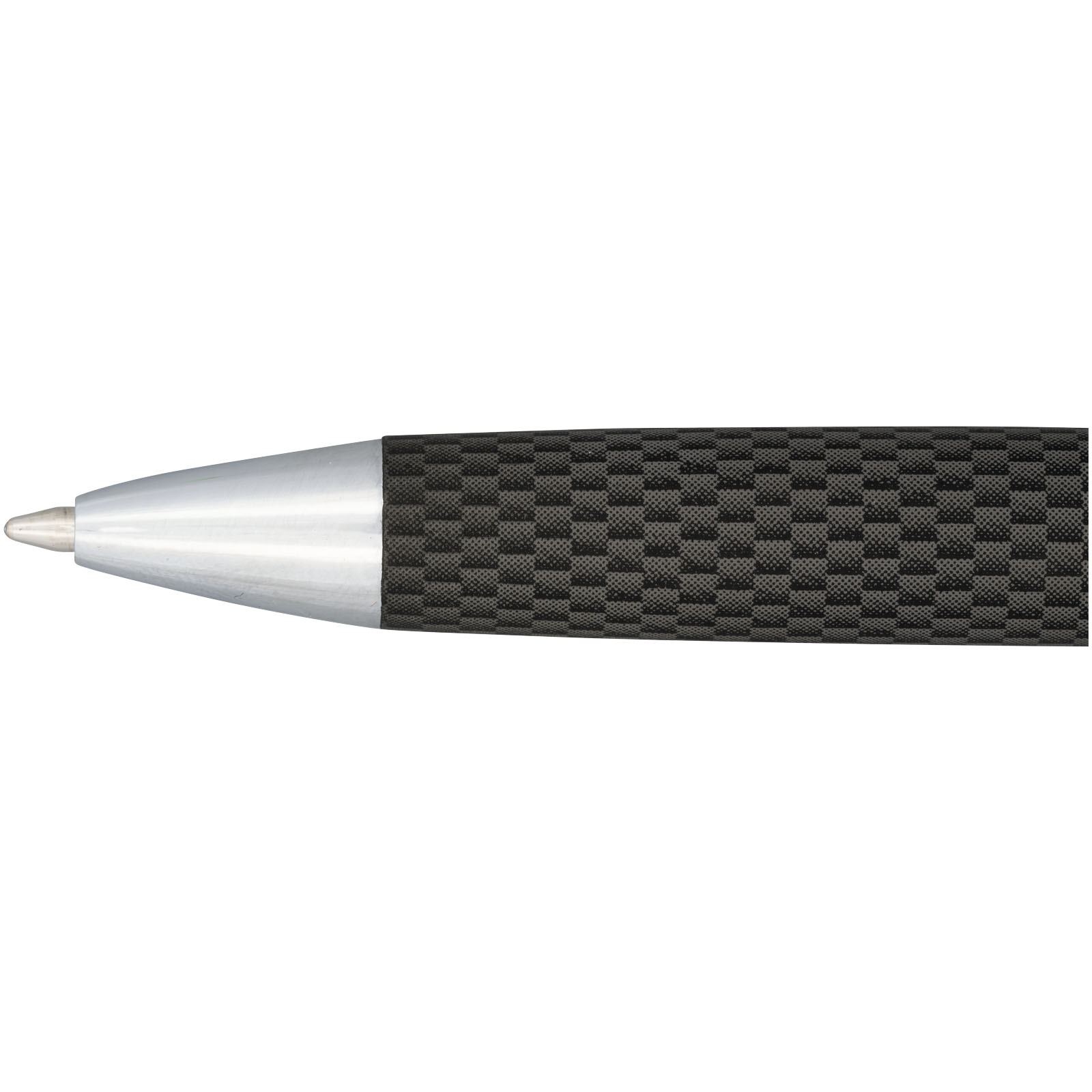 Parure de stylos bille et roller avec étui Carbon (encre noire) 8