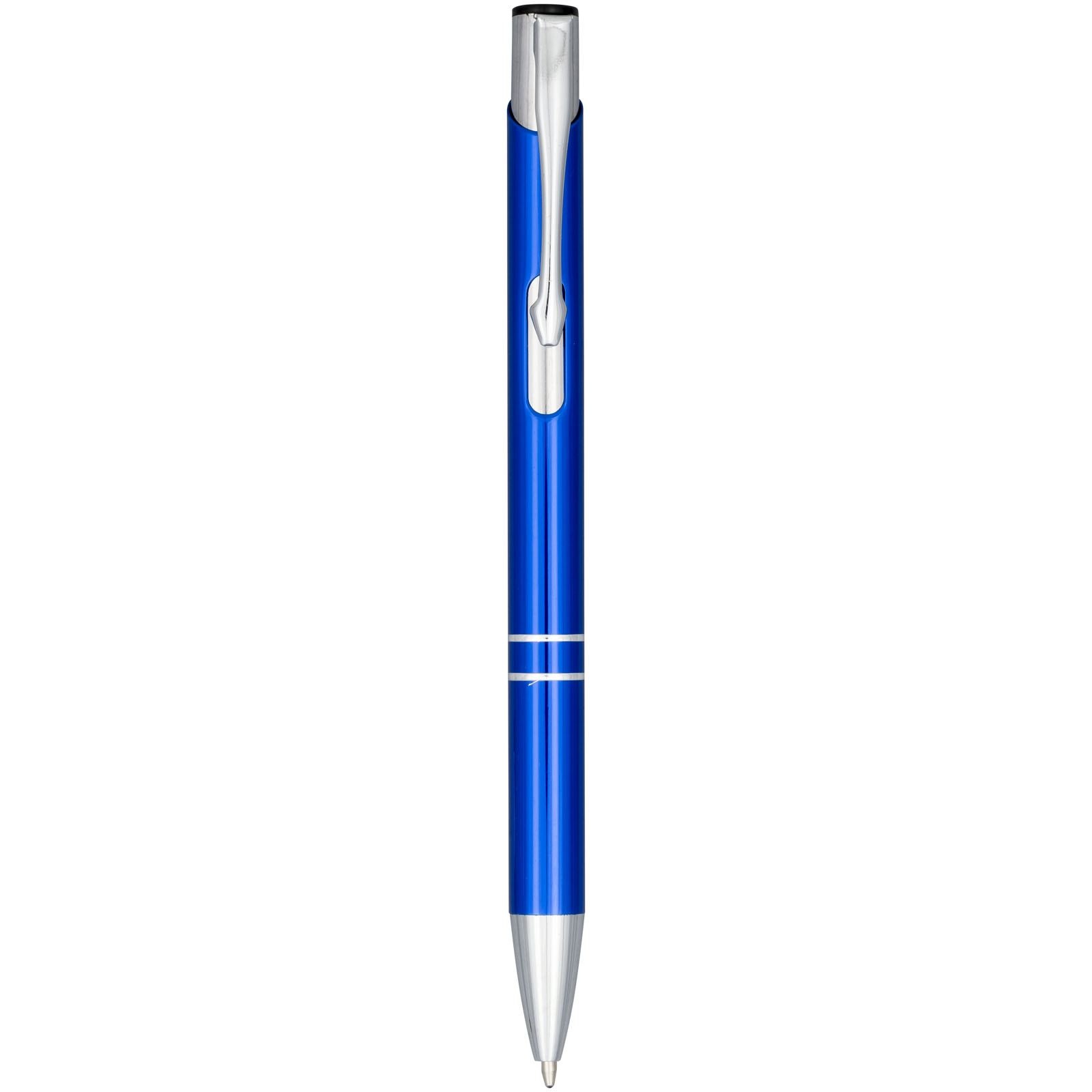 Stylo bille aluminium anodisé Moneta (encre bleue) 10