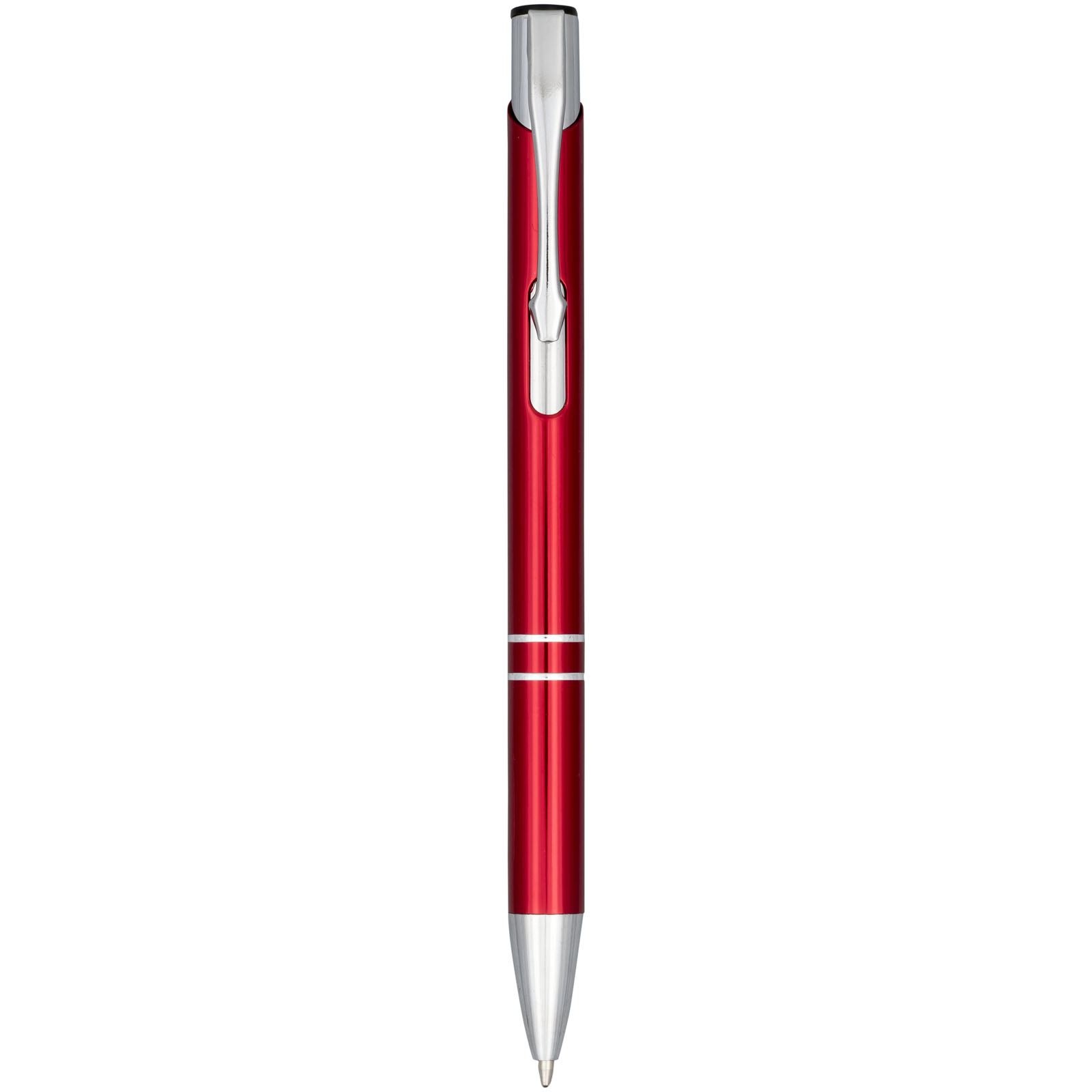 Stylo bille aluminium anodisé Moneta (encre bleue) 13