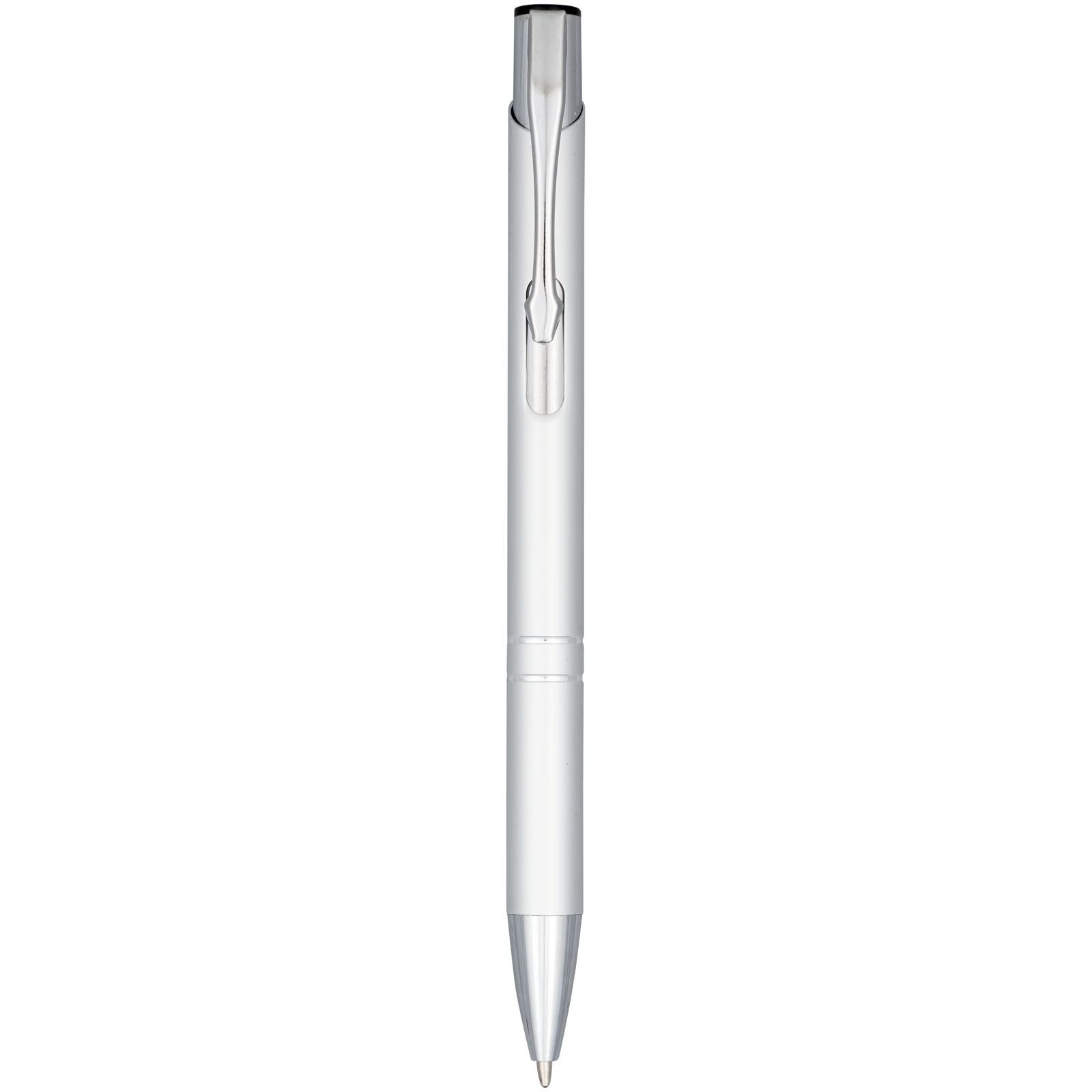 Stylo bille aluminium anodisé Moneta (encre bleue) 14