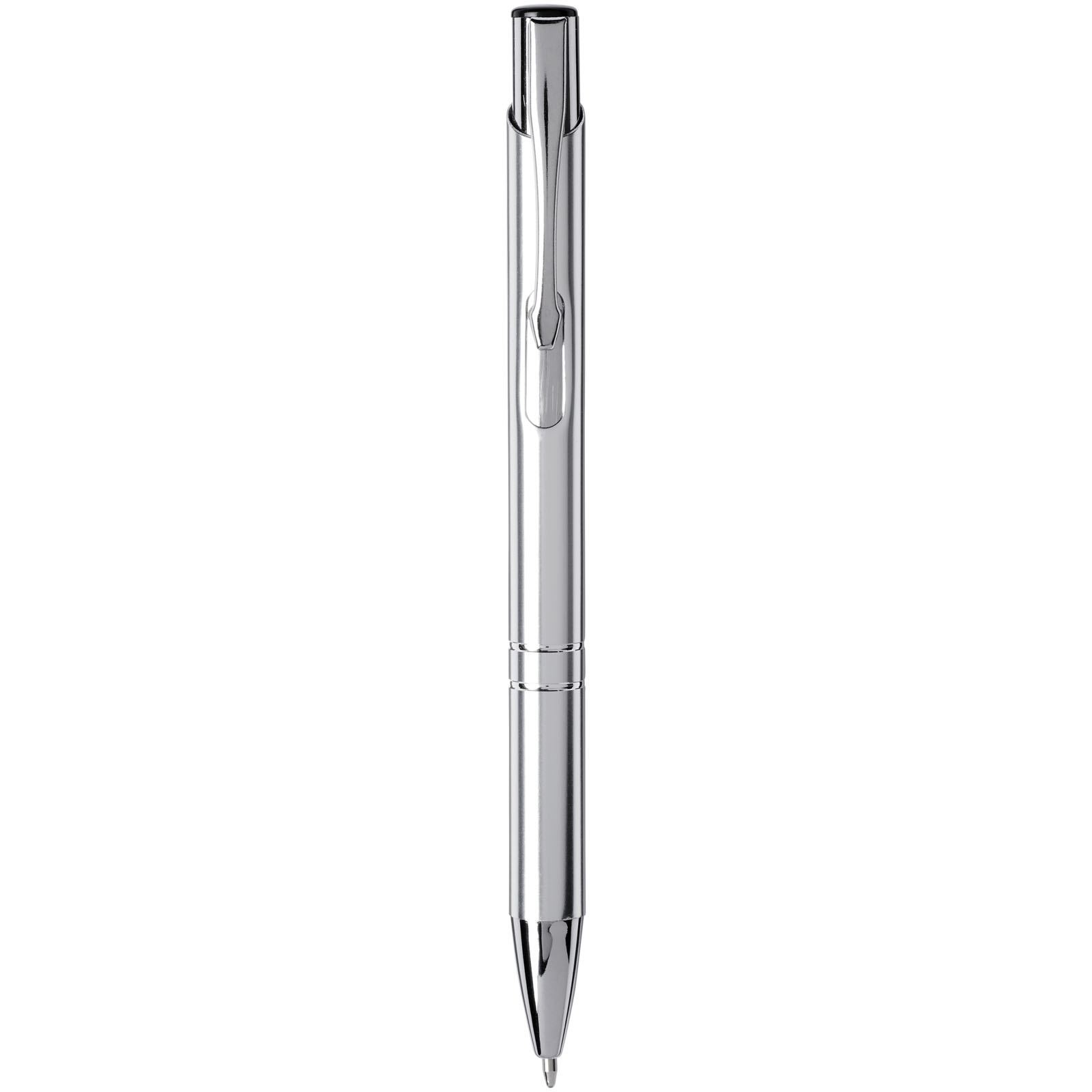 Stylo bille aluminium anodisé Moneta (encre bleue) 4