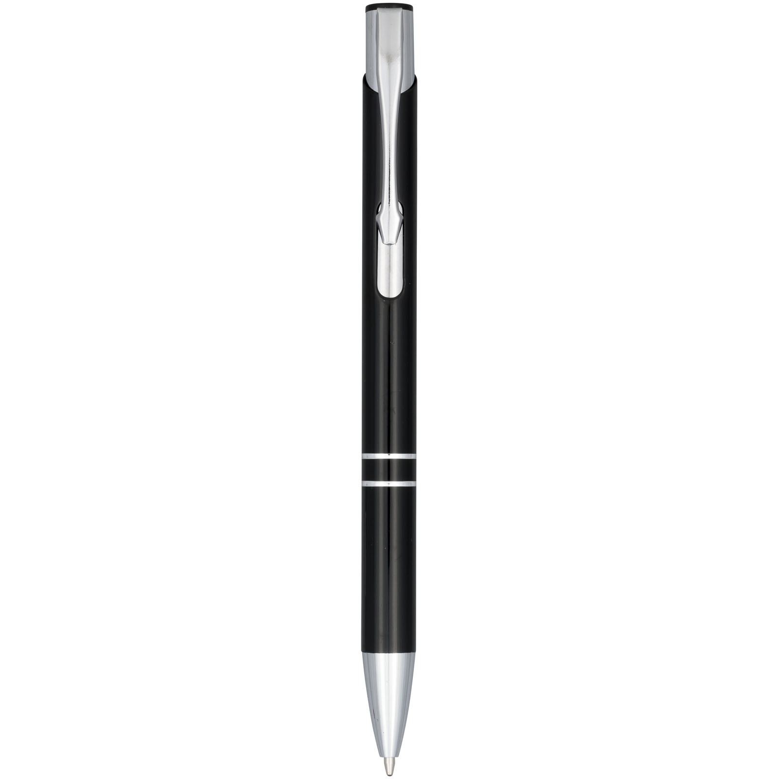 Stylo bille aluminium anodisé Moneta (encre bleue)