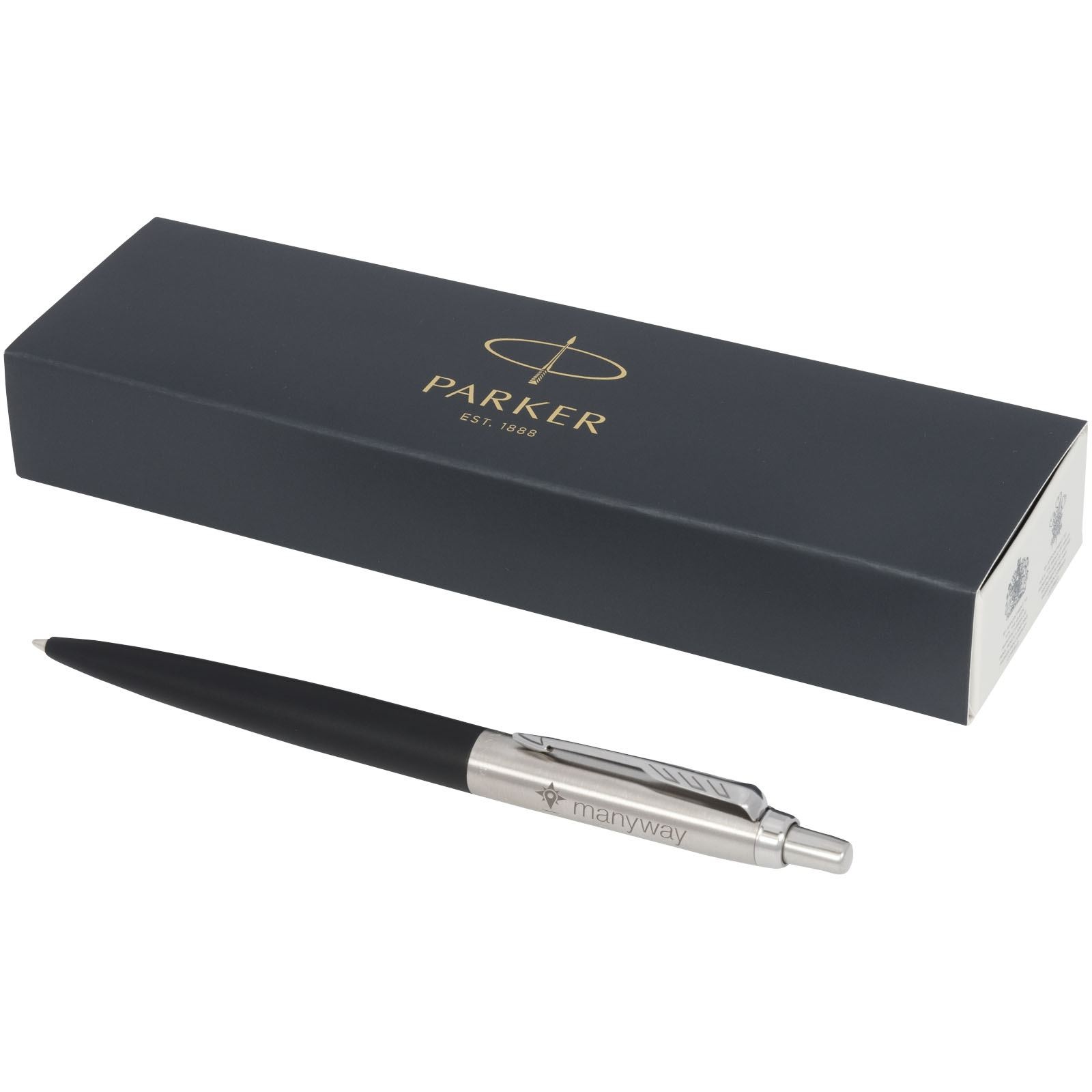 Stylo bille mat Jotter XL  Parker avec finitions chrome (encre bleue) 10
