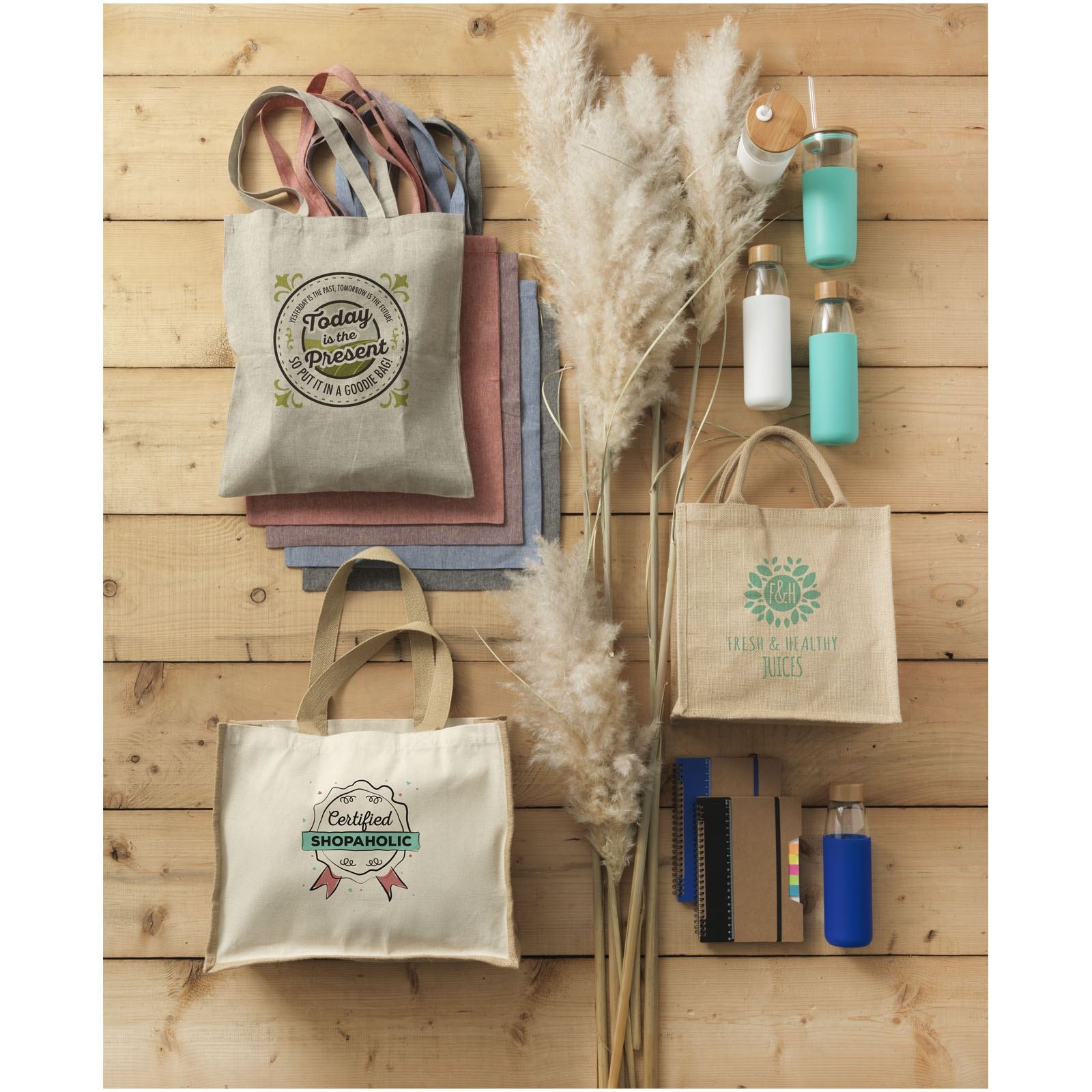 Sac Varai 320 g/m² en toile et jute 23L 25