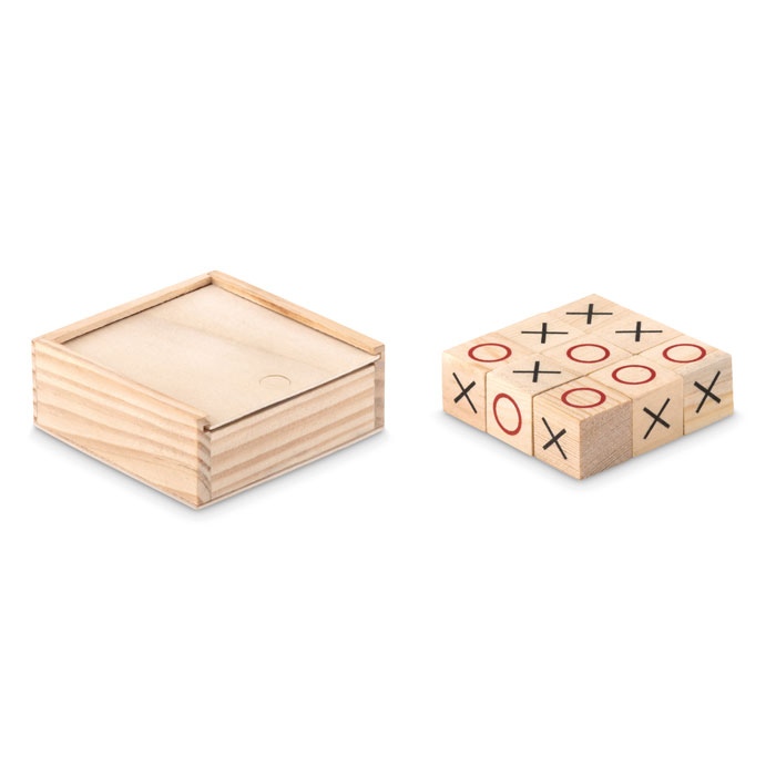 Jeu de morpion en bois - TIC TAC TOE 2