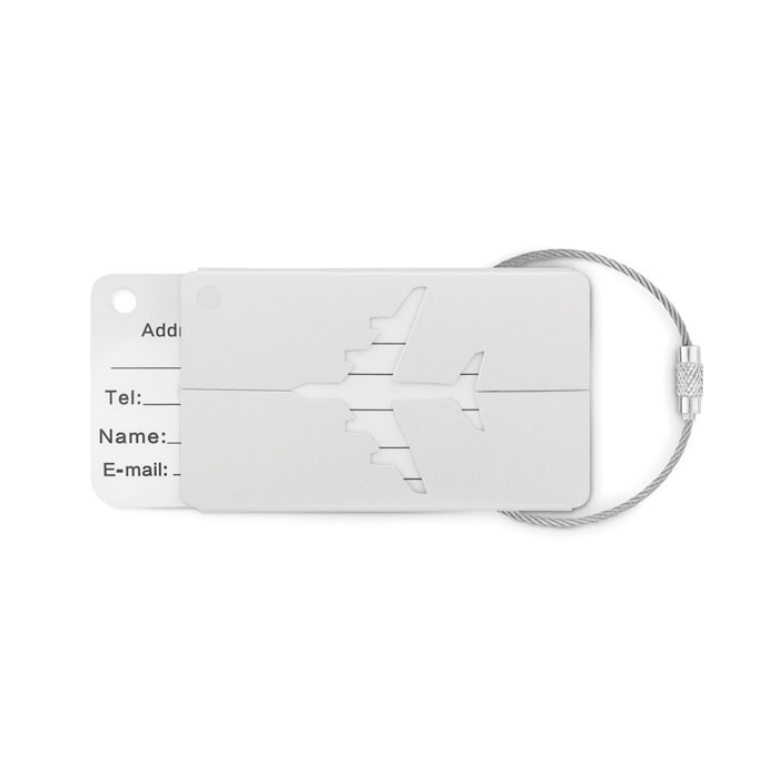 Etiquette à bagage en aluminium - FLY TAG 3