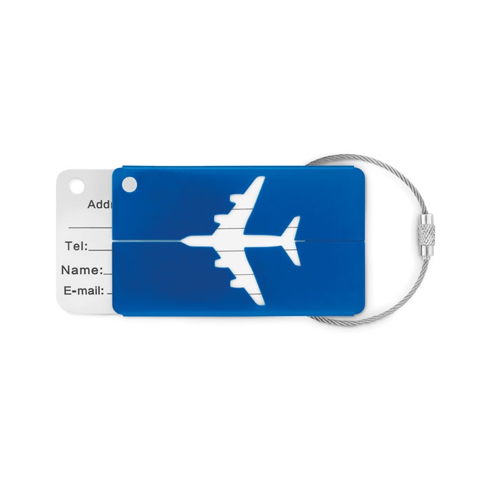 Etiquette à bagage en aluminium - FLY TAG 4