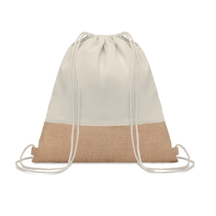 Sac à cordon avec détails jute - INDIA 2