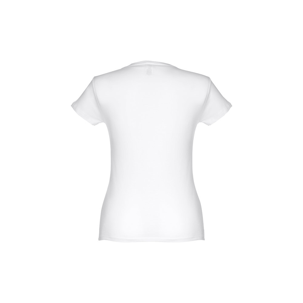 THC SOFIA WH. T-shirt femme en coton ceinturé. Couleur blanche 3
