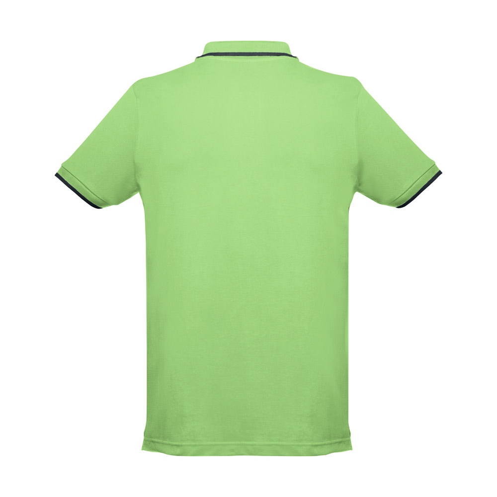 THC ROME. Polo bicolore en coton pour hommes 22
