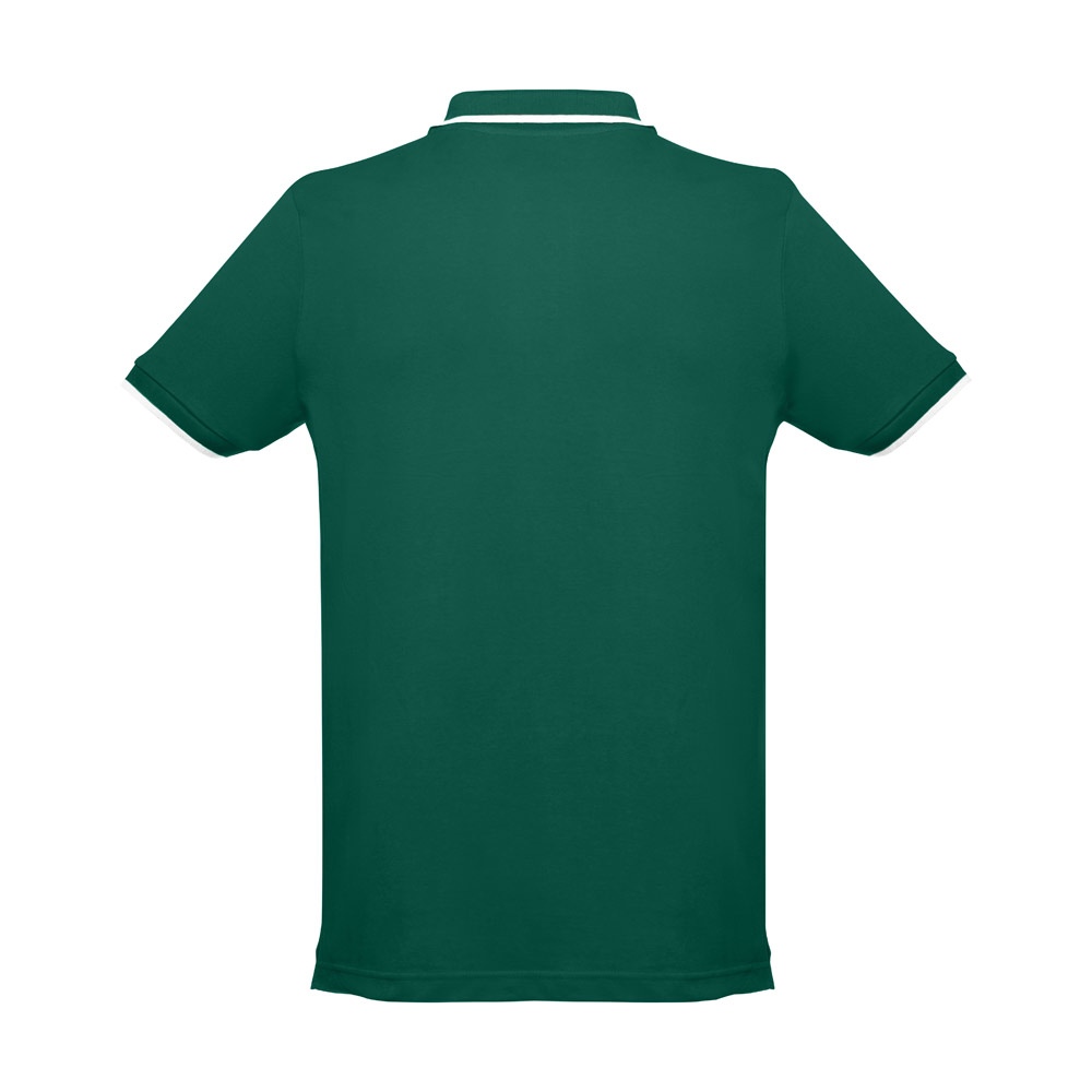 THC ROME. Polo bicolore en coton pour hommes 25