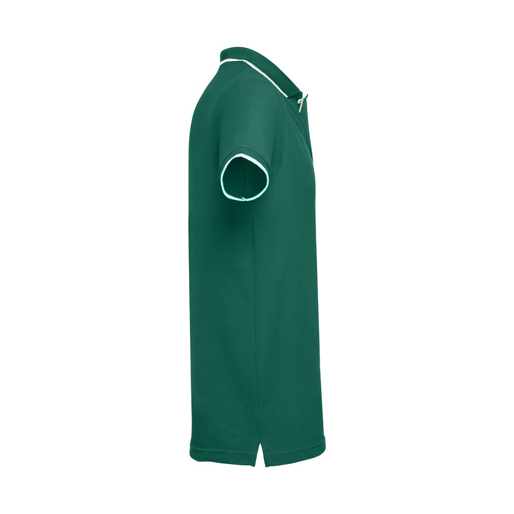 THC ROME. Polo bicolore en coton pour hommes 26