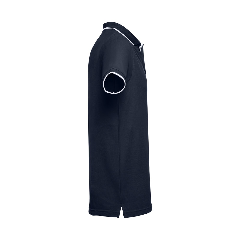 THC ROME. Polo bicolore en coton pour hommes 27