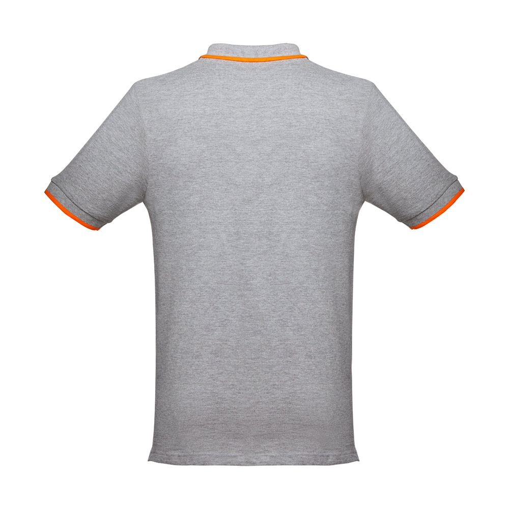 THC ROME. Polo bicolore en coton pour hommes 29