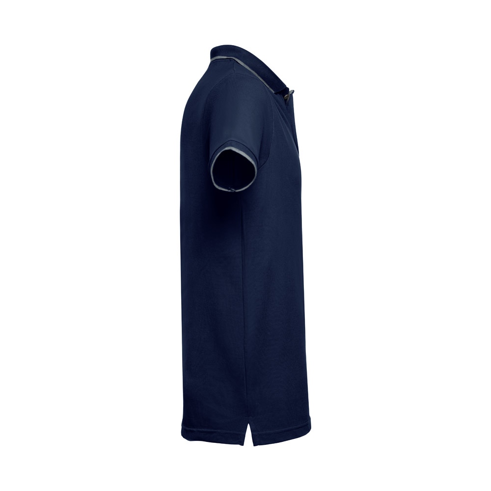 THC ROME. Polo bicolore en coton pour hommes 15