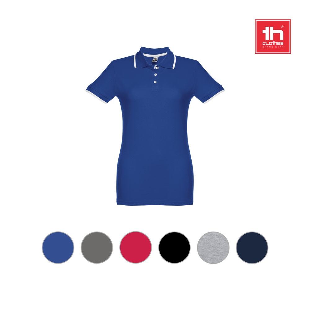 THC ROME WOMEN. Polo slim fit pour femme 10