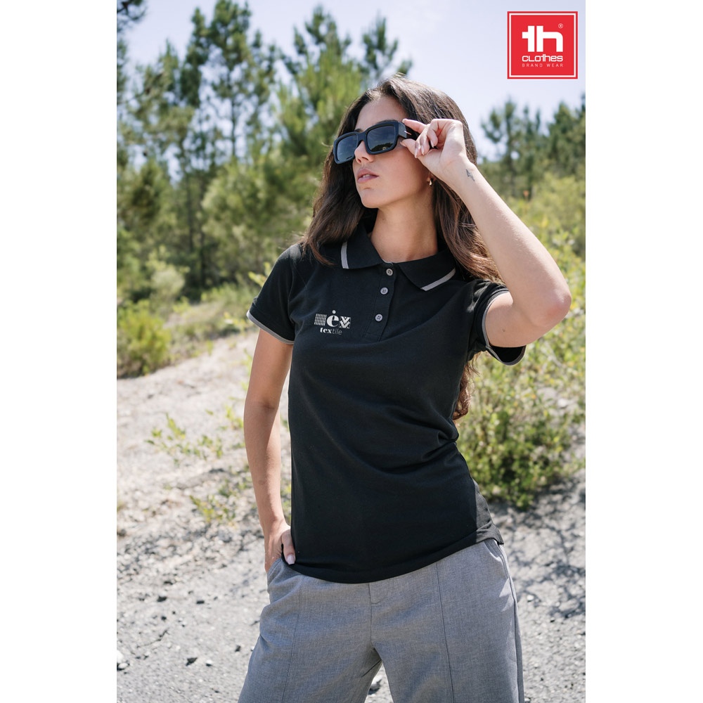 THC ROME WOMEN. Polo slim fit pour femme