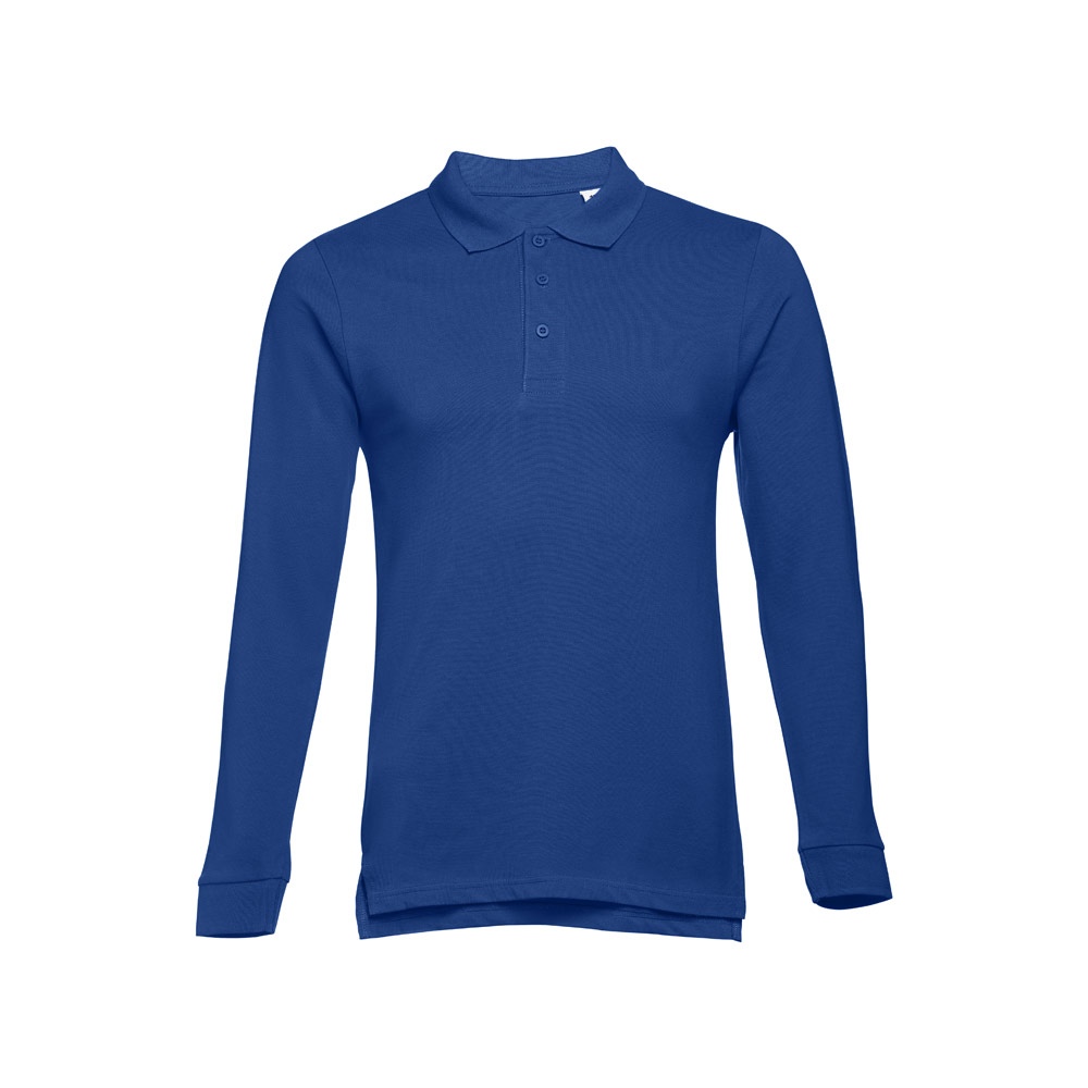 THC BERN. Polo à manches longues en coton cardé pour hommes 29