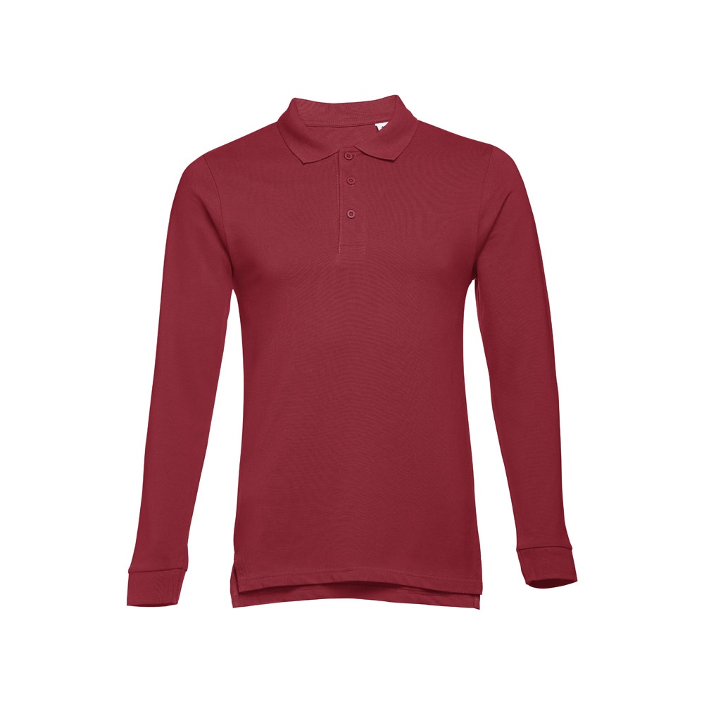 THC BERN. Polo à manches longues en coton cardé pour hommes 32