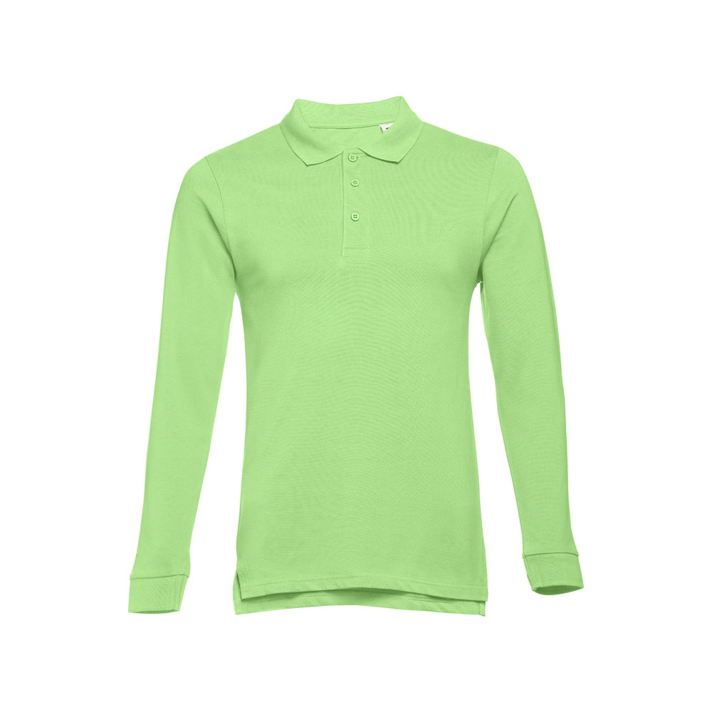 THC BERN. Polo à manches longues en coton cardé pour hommes 35