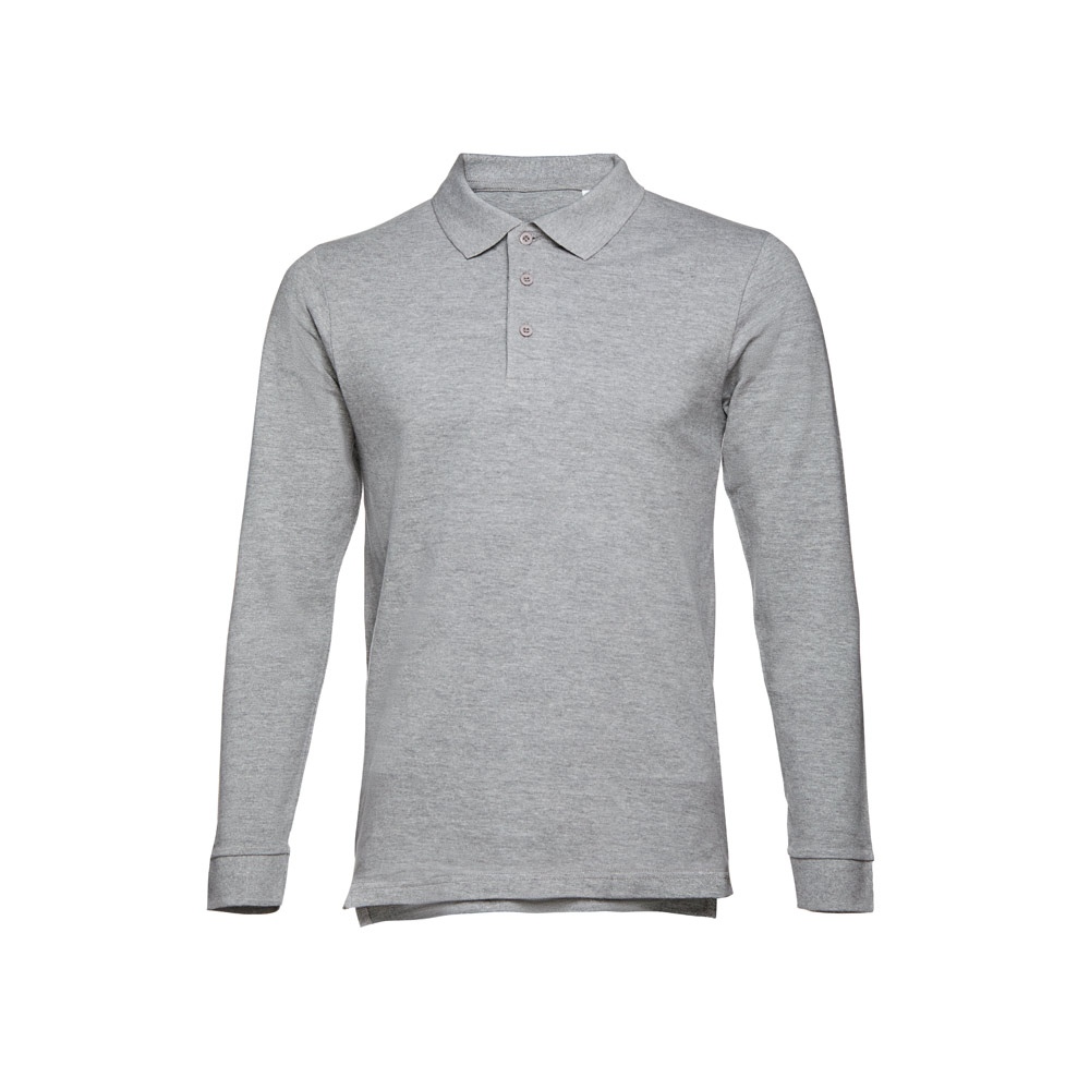 THC BERN. Polo à manches longues en coton cardé pour hommes 41