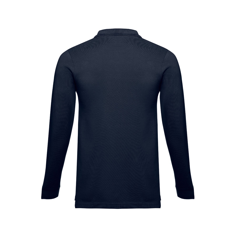 THC BERN. Polo à manches longues en coton cardé pour hommes 18
