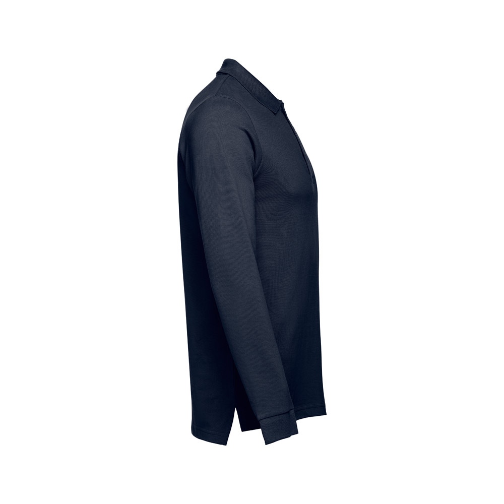 THC BERN. Polo à manches longues en coton cardé pour hommes 19