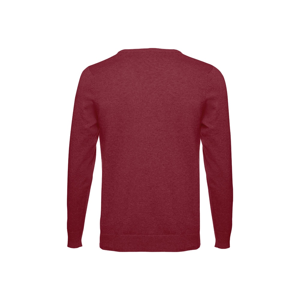 THC MILAN. Pull col V pour homme en coton et polyamide 9