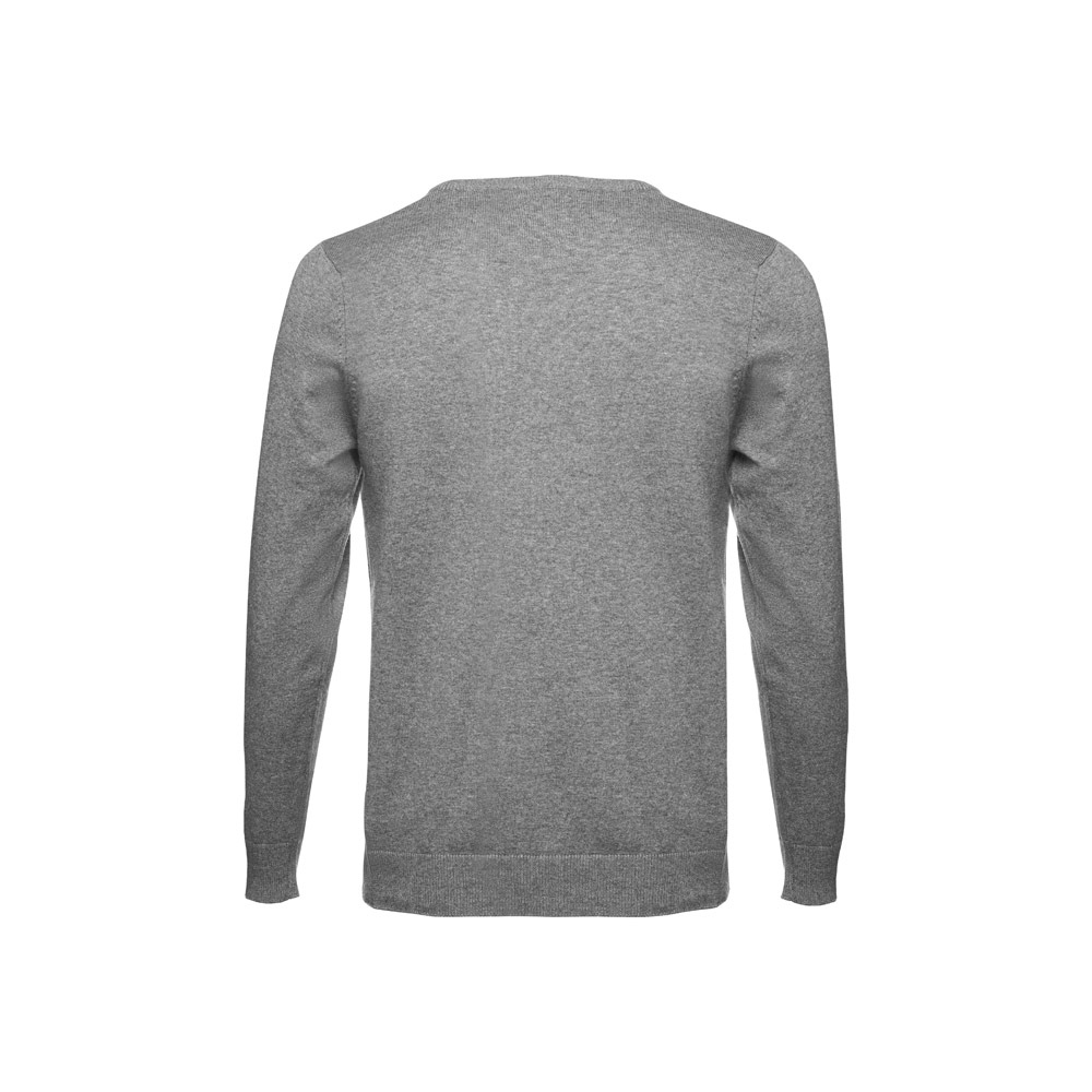 THC MILAN. Pull col V pour homme en coton et polyamide 13