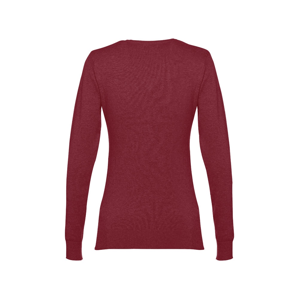 THC MILAN WOMEN. Pull à col V pour femmes en coton et polyamide 9