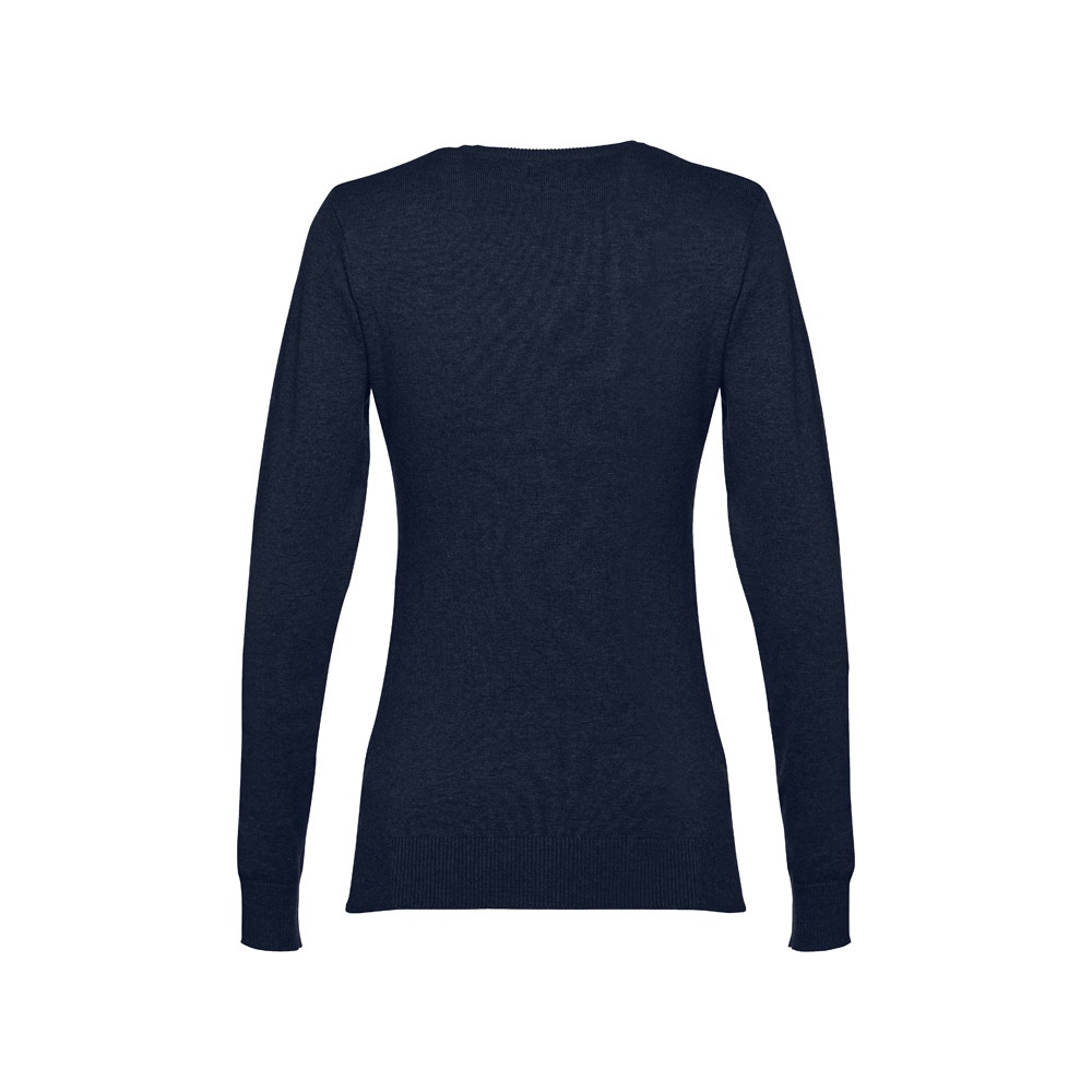 THC MILAN WOMEN. Pull à col V pour femmes en coton et polyamide 11